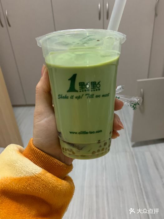 1点点(西单明珠店)绿茶拿铁图片 - 第1张