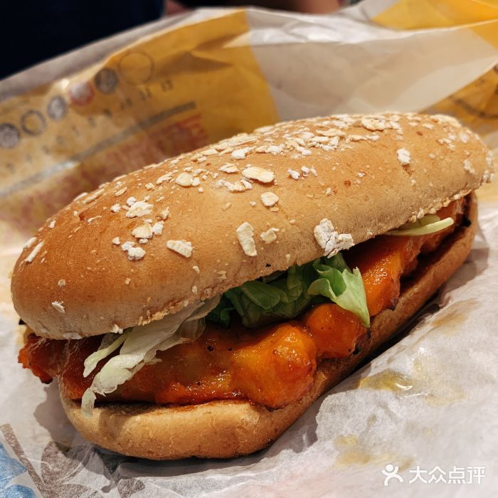汉堡王(广州番禺永旺店)果木香风味火烤鸡腿堡图片