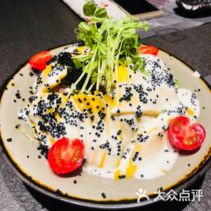 七番地(鲁能城店-芒果黑鱼籽沙拉图片-天津美食-大众点评网