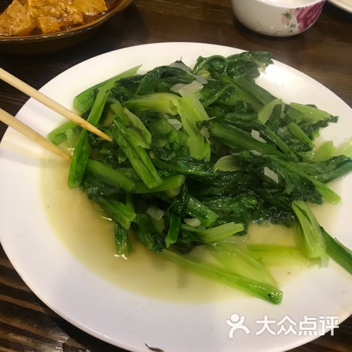 素炒油麦菜