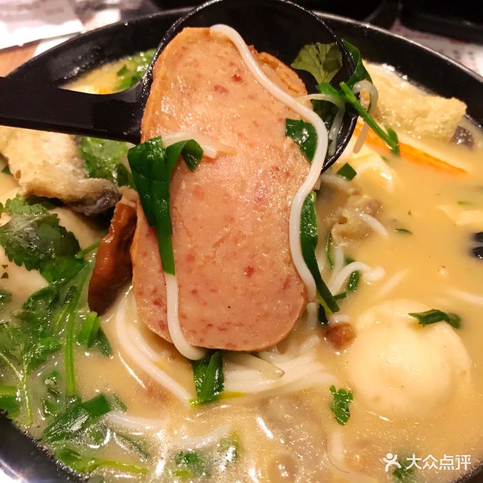 香港肥汁米兰小锅米线(定西路店)午餐肉图片 第1张
