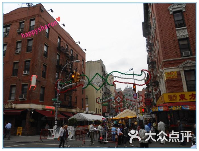 唐人街:美国纽约的唐人街地址位于曼哈顿.纽约