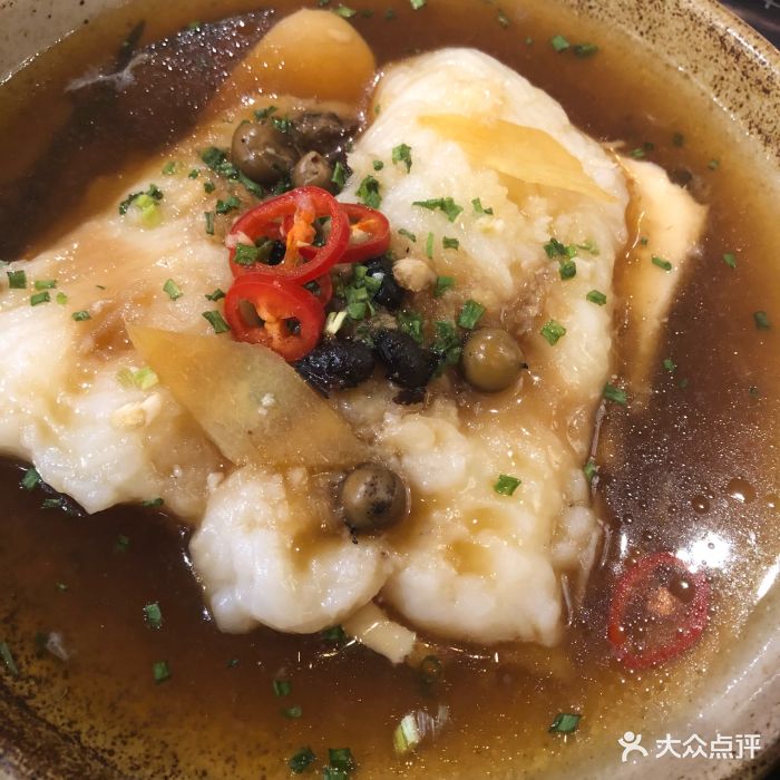 甘树子豉汁蒸鱼