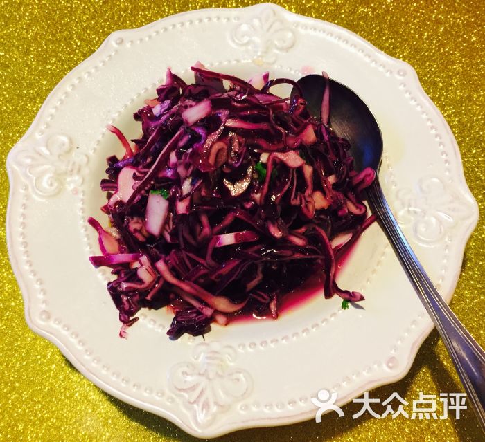 凉拌紫甘蓝