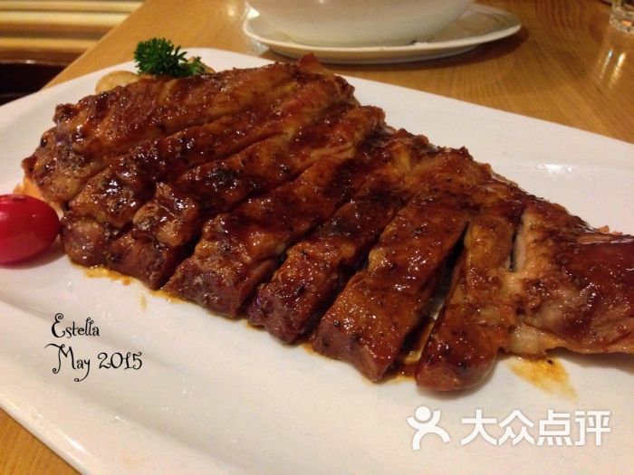 卡朋西餐(越富店)-山贼酱烧美式猪小排图片-广州美食-大众点评网