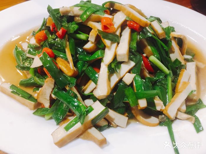 乡味闽北邵武土菜馆韭菜炒豆干图片 第1张