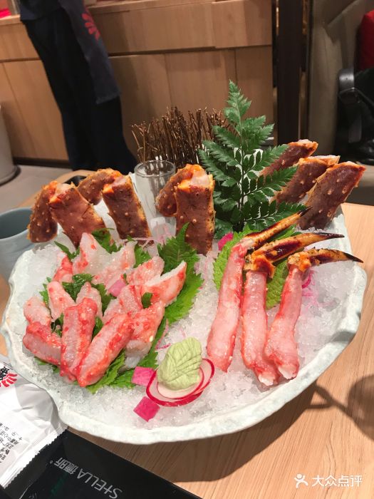 蟹的冈田屋(绿地缤纷城店)帝王蟹腿刺身图片