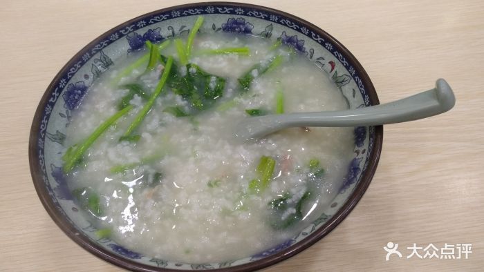 菠菜牛肉粥