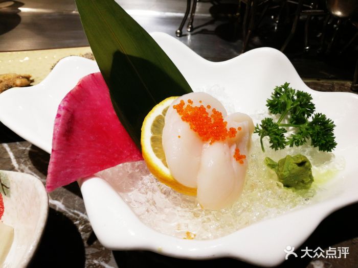 赤坂亭炭火烧肉 铁板烧日本料理(万象城店)带子刺身图片 - 第1张
