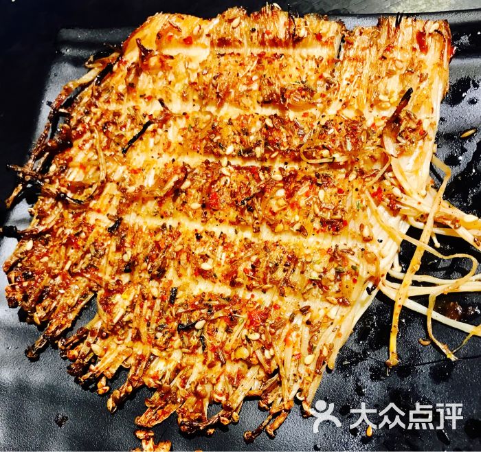 炭烤金针蘑