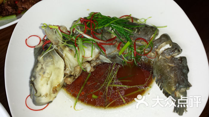 清蒸野生鲢鱼