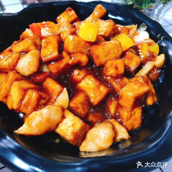 双菇豆腐