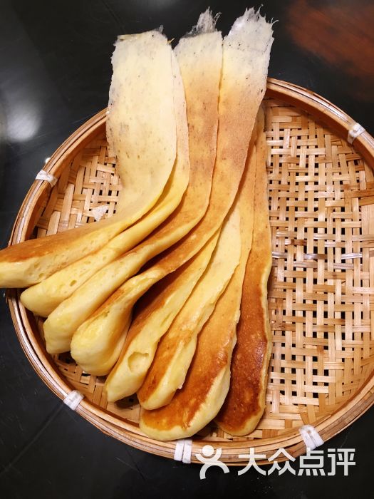 鸡毛店(温江老字号花都大道店)锅边馍图片 - 第1张