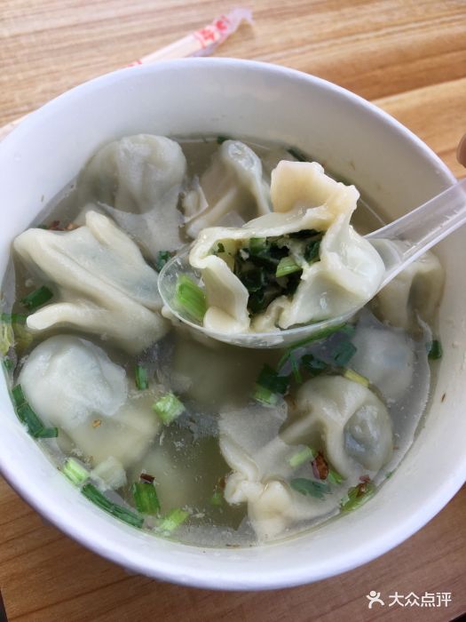 纯手工馄饨水饺韭菜肉水饺图片