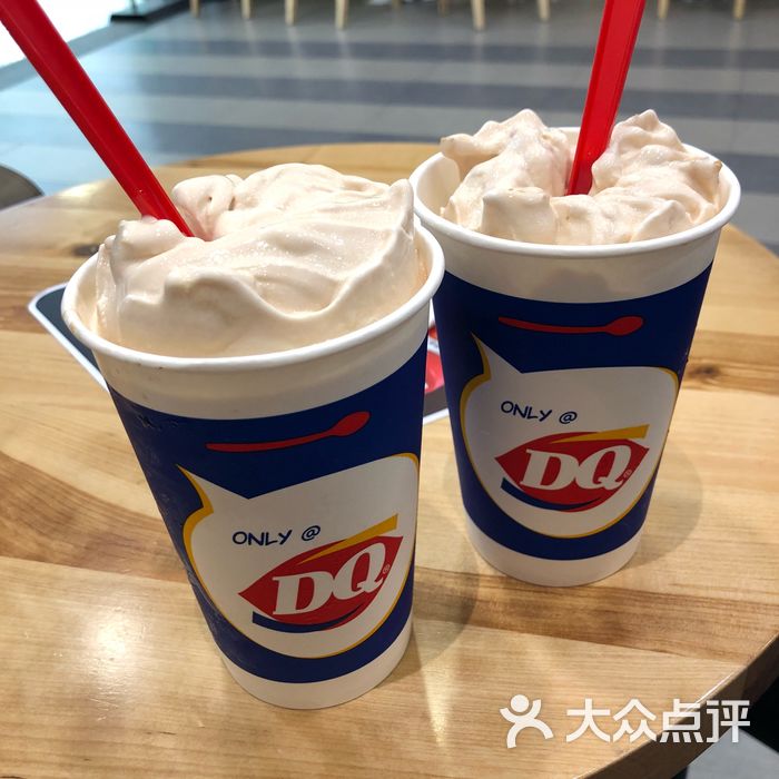 dq热带椰香暴风雪二连杯图片-北京冰淇淋-大众点评网