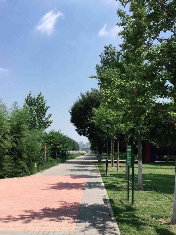 旺兴湖郊野公园北区"旺兴湖郊野公园北区,公园里很幽静,游人不.