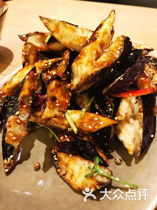 融聚精品餐厅(银河国际店)孔府椒麻风味茄子图片 - 第6张
