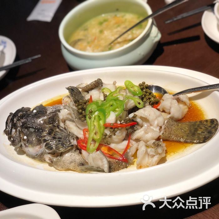 闽和南青花椒蒸龙胆鱼图片-北京闽菜-大众点评网