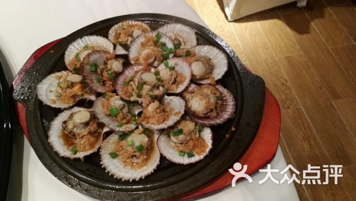 铁板扇贝