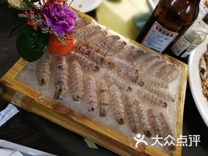 濑尿虾刺身 鲍汁豆腐