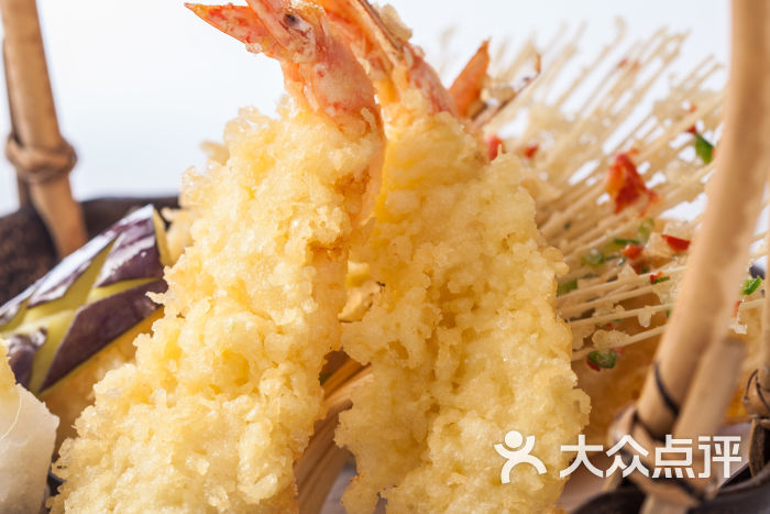 万鱼藏创作日本料理斑节虾天妇罗图片 - 第7张