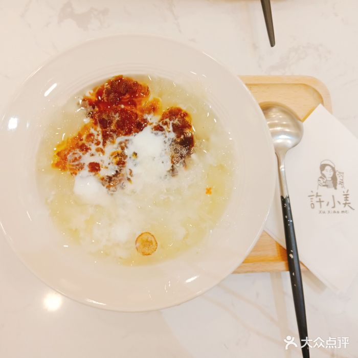 许小美鲜炖银耳甜品店(万象生活城店)椰奶桃胶银耳羹图片 - 第269张