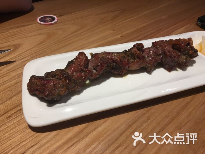 烤黑椒牛肉串