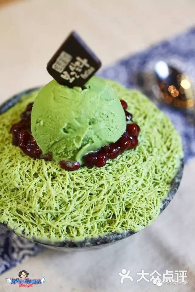 抹茶红豆雪冰