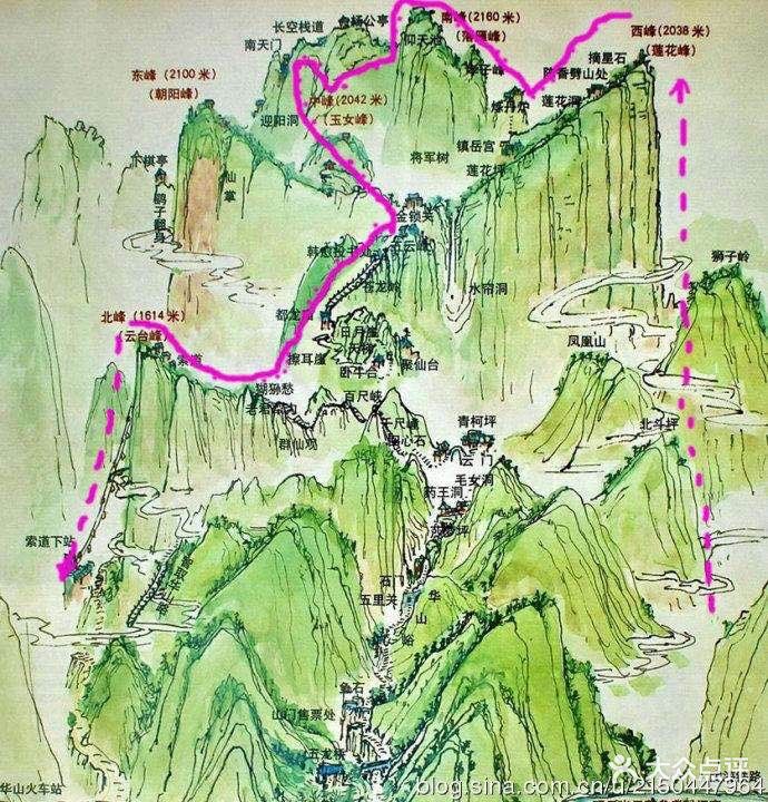 华山风景名胜区图片