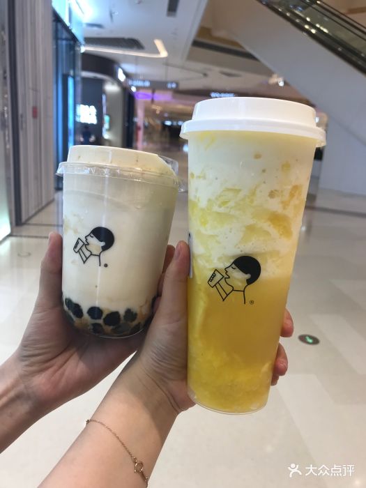 喜茶(苏州中心茶空间店)布蕾波波鲜奶茶图片