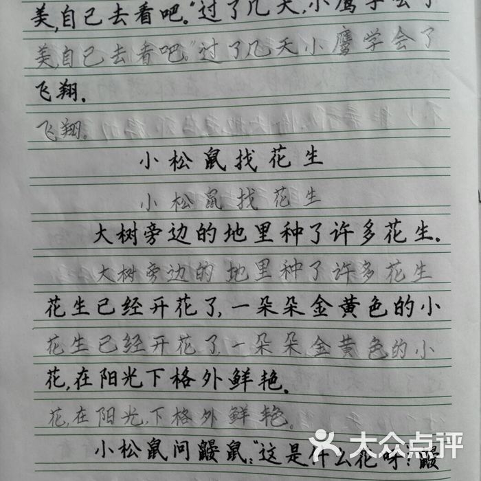 赵汝飞练字