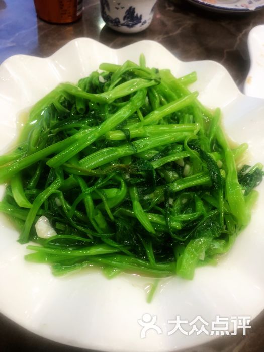 满福隆中山脆肉鲩(宝安总店)蒜蓉炒通菜图片 - 第5张