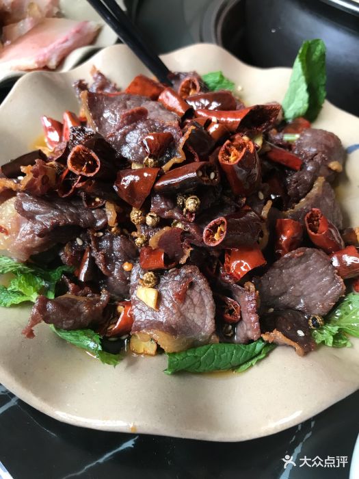 昆阳一大口土锅菜土菜馆油淋干巴图片 - 第13张