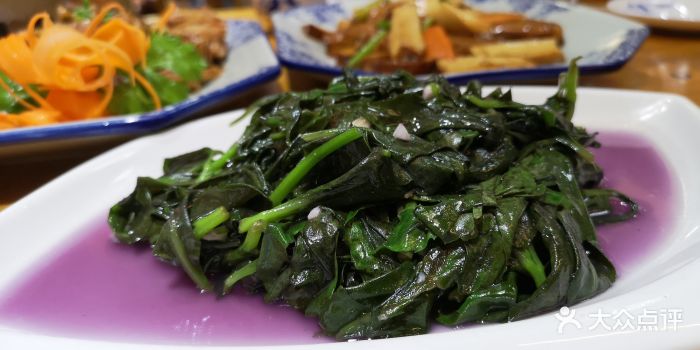 下梅人家土菜馆(历史文化餐厅度假区店)-蒜蓉炒高山菜