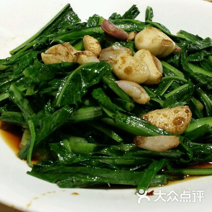 炳胜品味红葱头捞野麦菜图片-北京粤菜馆-大众点评网