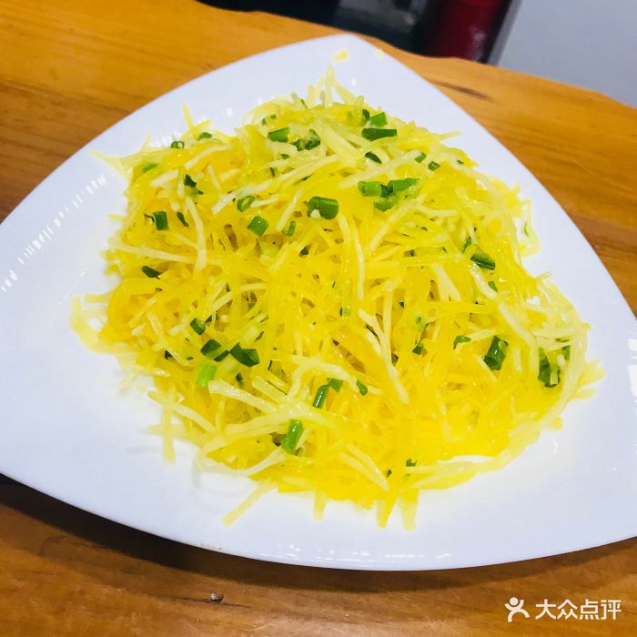 田家小厨(长兴岛店)凉拌金瓜丝图片 - 第1张