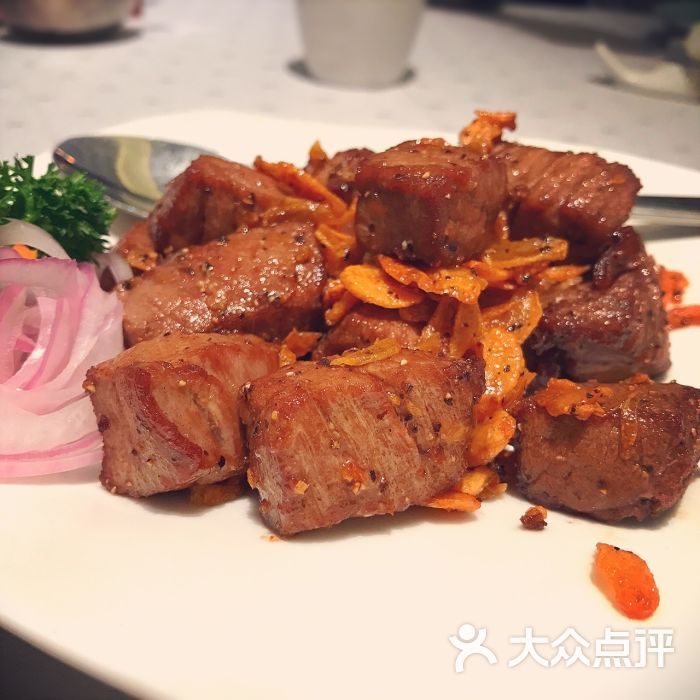 蒜香煎牛肉