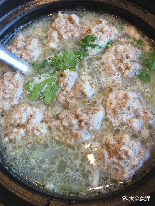 砂锅羊肉丸子