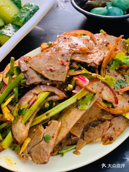 倔老头牛肉糁(海都总店)凉拌牛舌肉图片