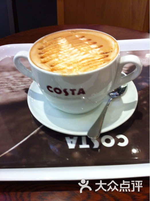 costa coffee(宁波印象城店)大杯焦糖浓情咖啡图片 第696张