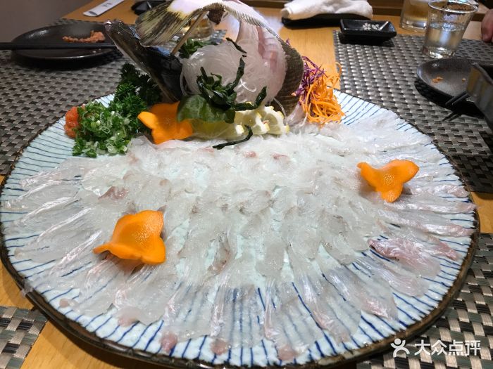 满福日本料理鸦片鱼刺身图片 - 第2张