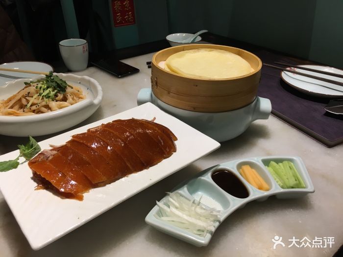 聚京民福烤鸭店(大红门店)北京烤鸭图片