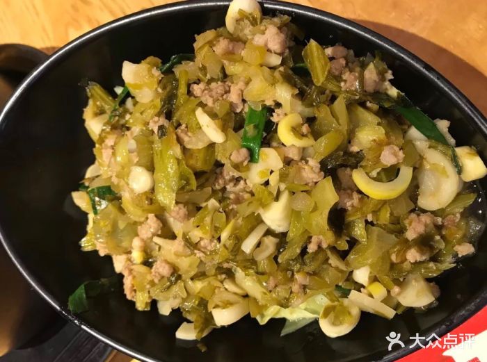 酸菜小笋肉沫饭