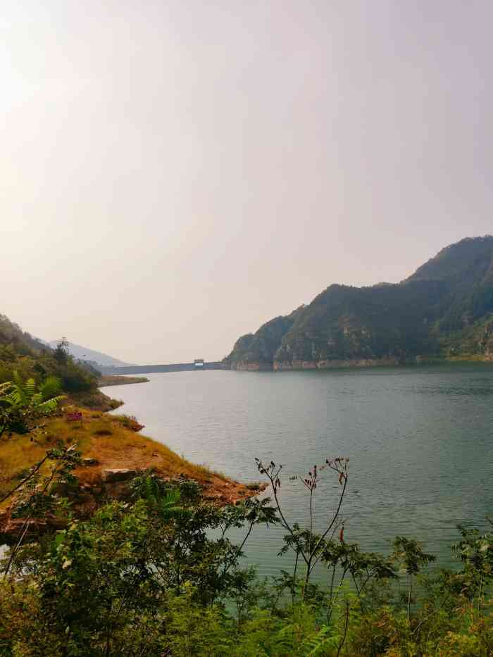 黄松峪水库-"今天去平谷玻璃台景区,还没有开放.往前.