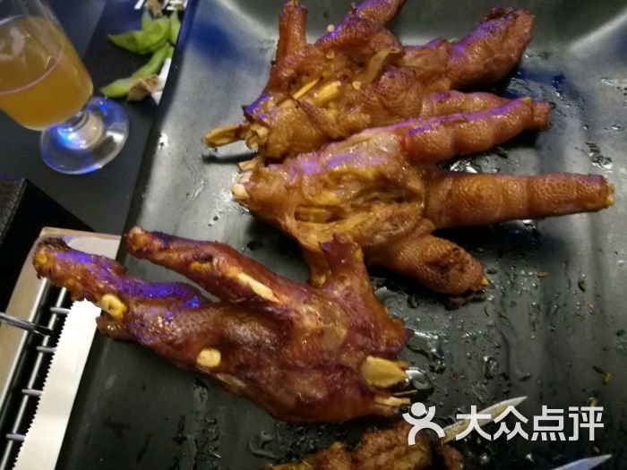 碳烤火鸡爪