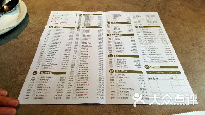顺风12361coco(81广场店)-菜单-价目表-菜单图片