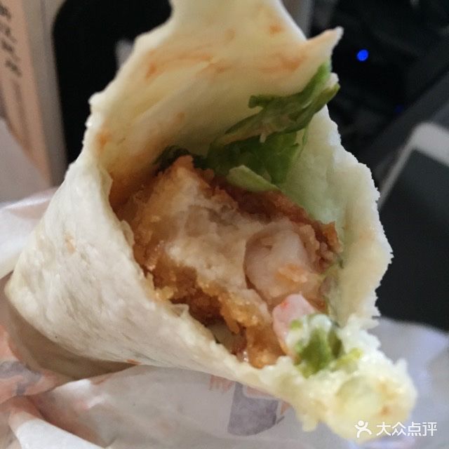 华莱士(北仑红联店)墨西哥鸡肉卷图片 - 第1张