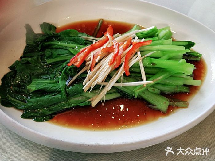 闫府私房菜(山大路店)油淋菜心图片