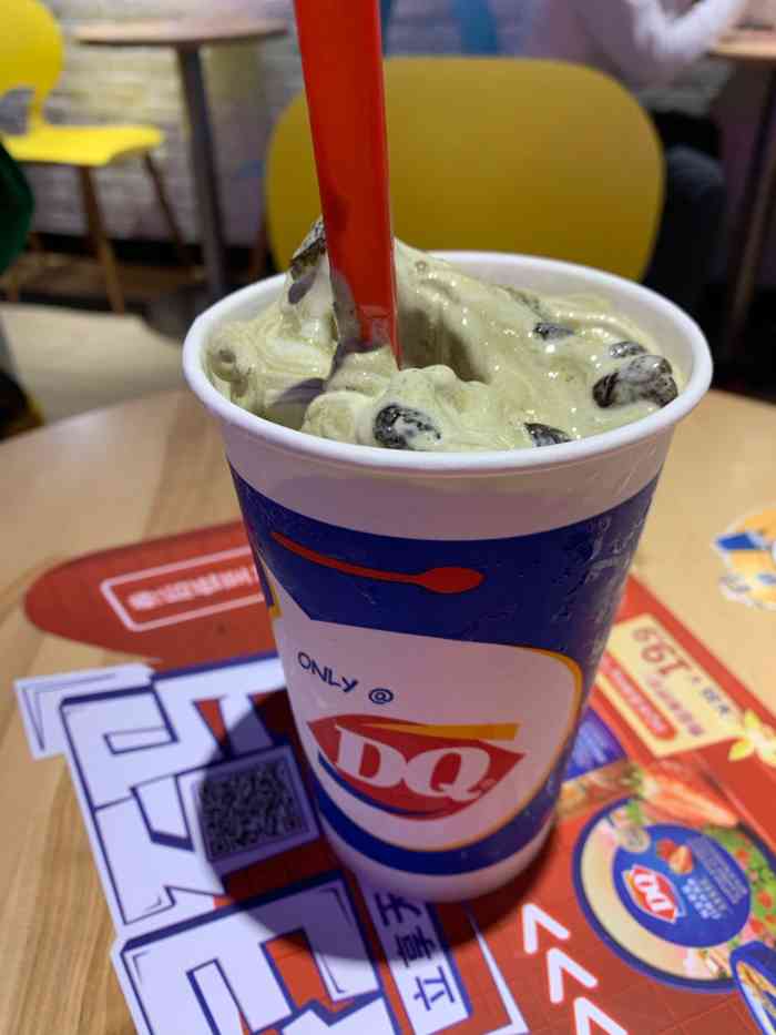 dq(周浦万达店"吃过n次dq冰淇淋了,以前经常买这里的甜.