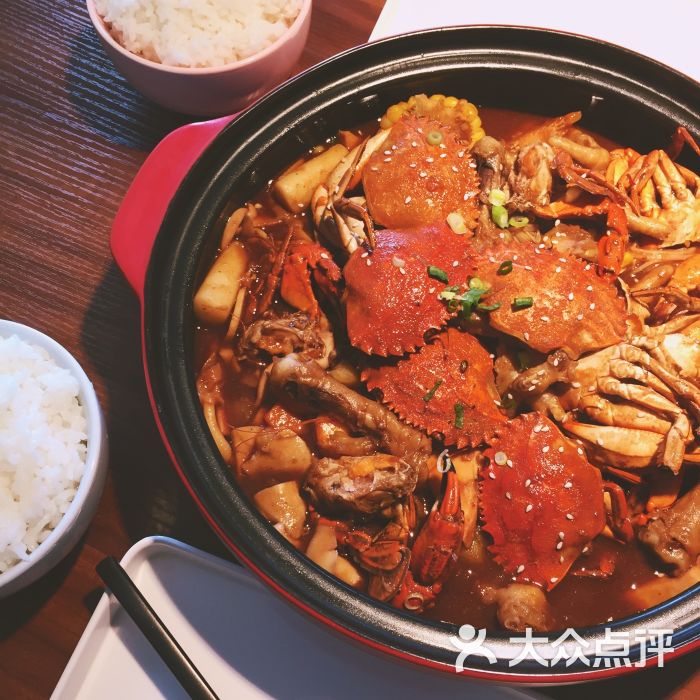 蟹肉煲